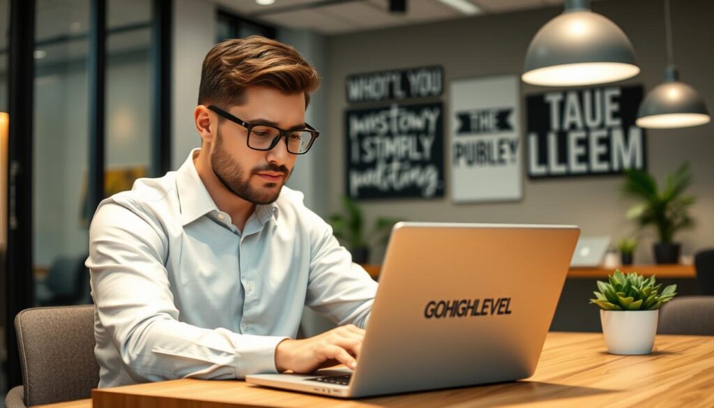 Image of a business owner using GoHighLevel on their laptop Image of a business owner using GoHighLevel on their laptop